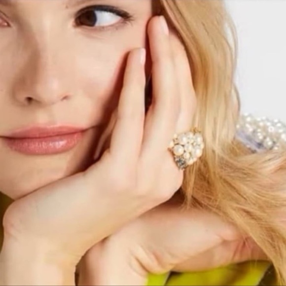 $198 Kate Spade Rain Or Shine Statement Ring - Picture 2 of 6